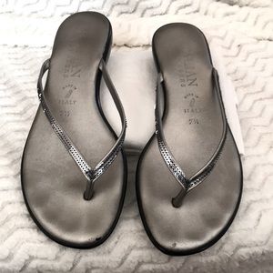 Italian Shoemaker, Made in Italy silver sanadals